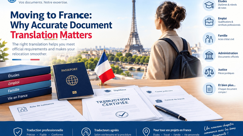Moving to France: Why Accurate Document Translation Matters